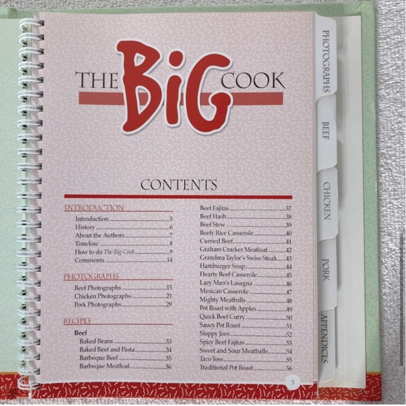 The Big Cook Hard Cover Cook Book Prepare 200 Meals In One Day - Picture 8 of 11